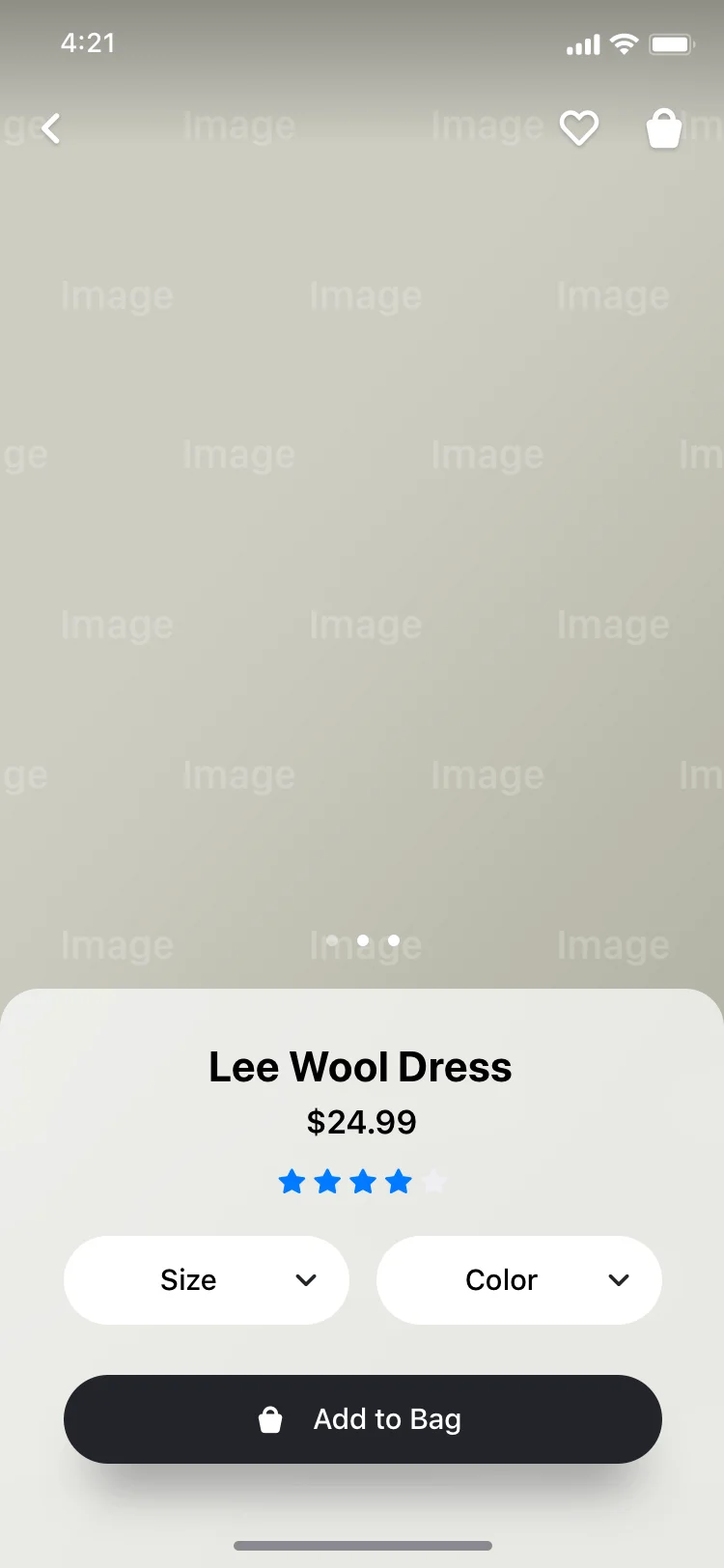 简洁时尚服装手机端商城购物电商app图片UI素材sketch模板-UI/UX-到位啦UI