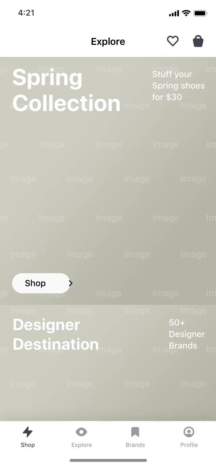 简洁时尚服装手机端商城购物电商app图片UI素材sketch模板-UI/UX-到位啦UI