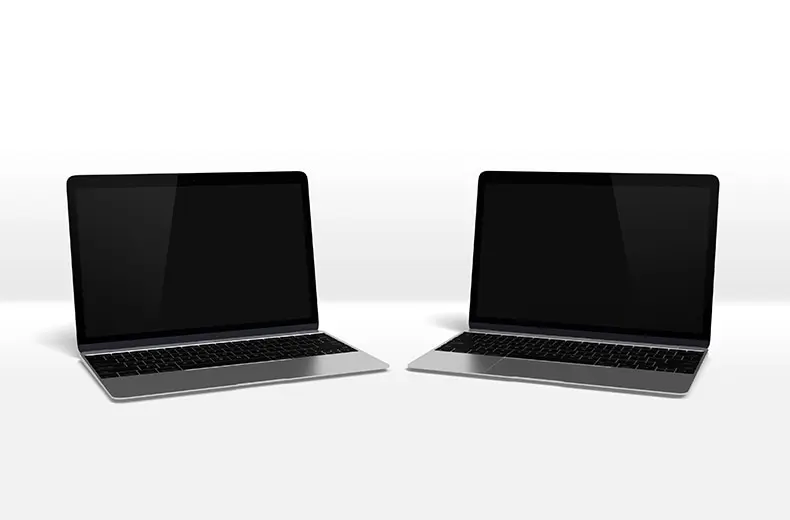 多款角度苹果笔记本电脑一体机macbook pro样机模板PSD素材-办公样机、实景样机、样机、简约样机、苹果设备-到位啦UI