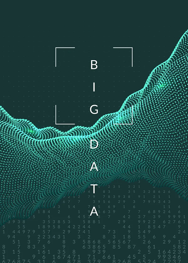 5G云时代未来科技大数据人工智能海报展板Ai矢量背景设计素材-背景素材-到位啦UI