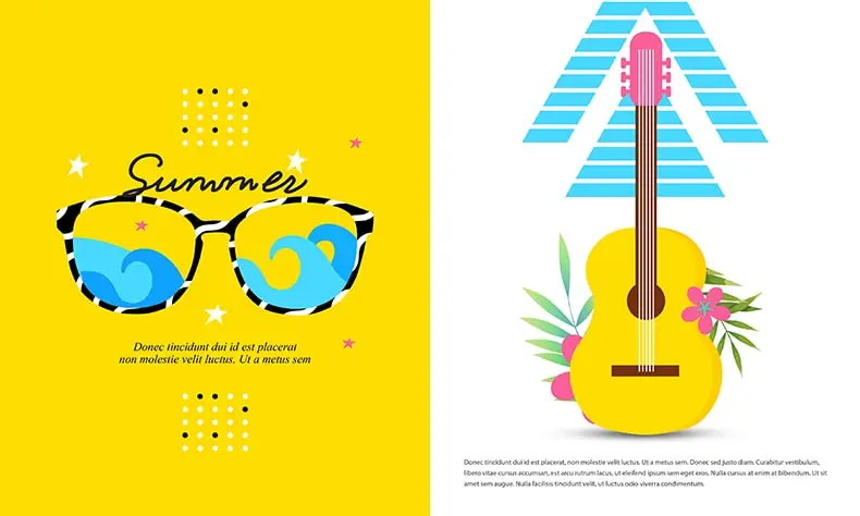 夏季夏天时尚潮流创意促销PSD小清新海报源文件背景设计素材-海报素材-到位啦UI
