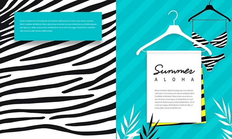 夏季夏天时尚潮流创意促销PSD小清新海报源文件背景设计素材-海报素材-到位啦UI