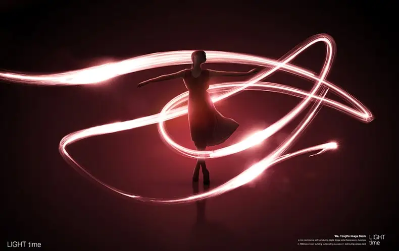幻彩曲线舞台灯光秀线条光影舞会跳舞年会背景PSD分层图素材-海报素材、背景素材-到位啦UI