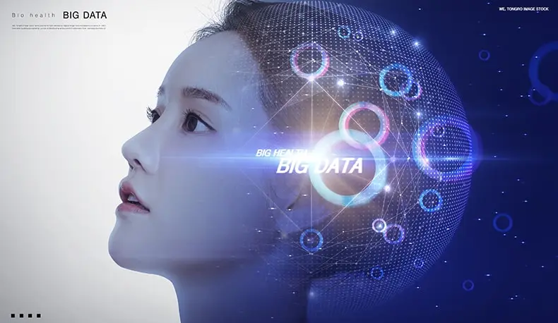 科技医疗人工智能大脑内脏数据未来科幻海报PSD分层设计素材-海报素材、背景素材-到位啦UI