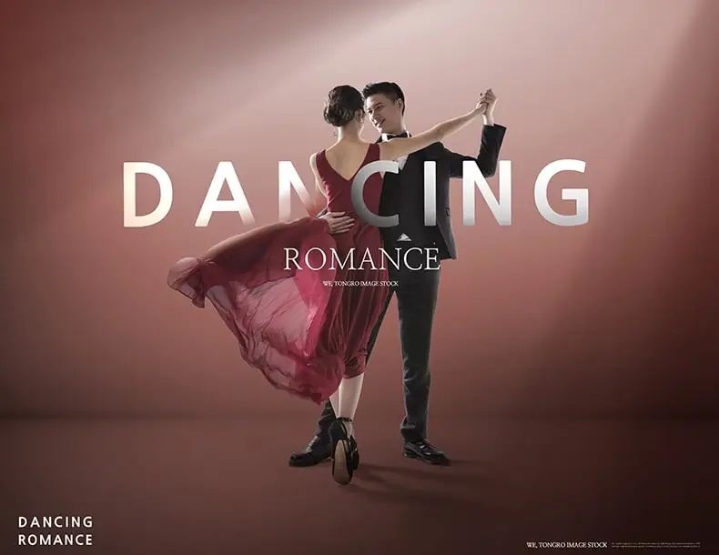 舞蹈舞姿跳舞人物舞者PSD分层素材优雅芭蕾舞培训比赛海报-人物模特、海报素材、背景素材-到位啦UI