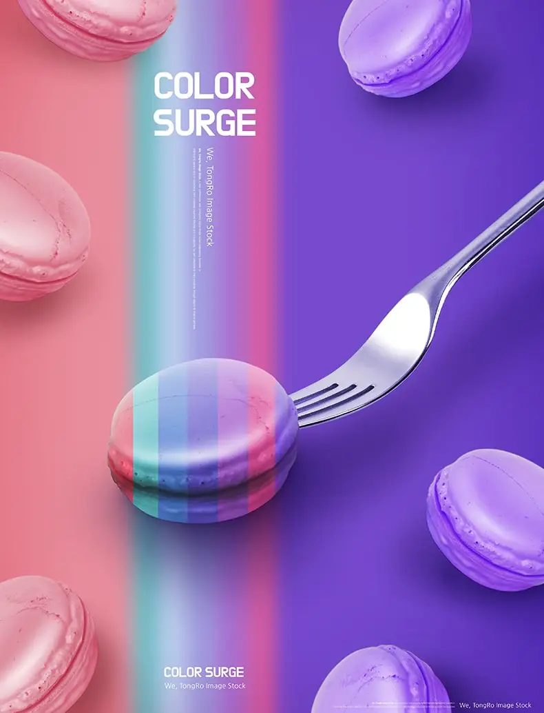 美食蛋糕咖啡甜品下午茶面包水果西点彩色海报PSD设计素材-海报素材-到位啦UI