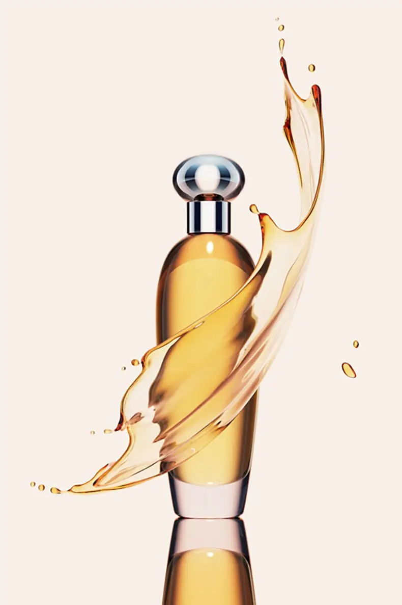 金色乳液护肤品高档轻奢彩妆化妆品瓶子精华海报PSD设计素材-海报素材-到位啦UI
