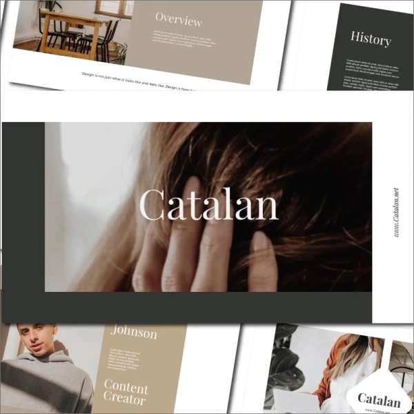 Catalan PowerPoint Template ppt模板
