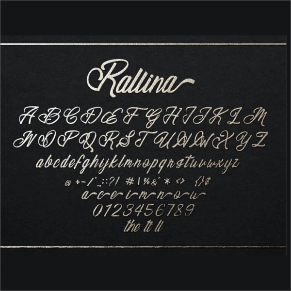 Rallina FontRallina字体