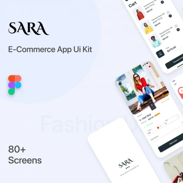 SARA E commerce Web UI Kit SARA电子商务Web用户工具包