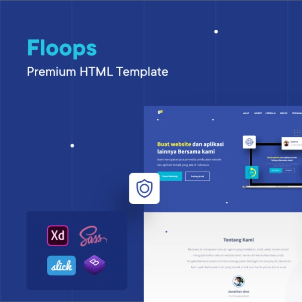Floops Premium HTML Template 高级商业HTML模板