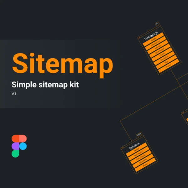 Simple Sitemap Kit 简约网站地图设计工具包