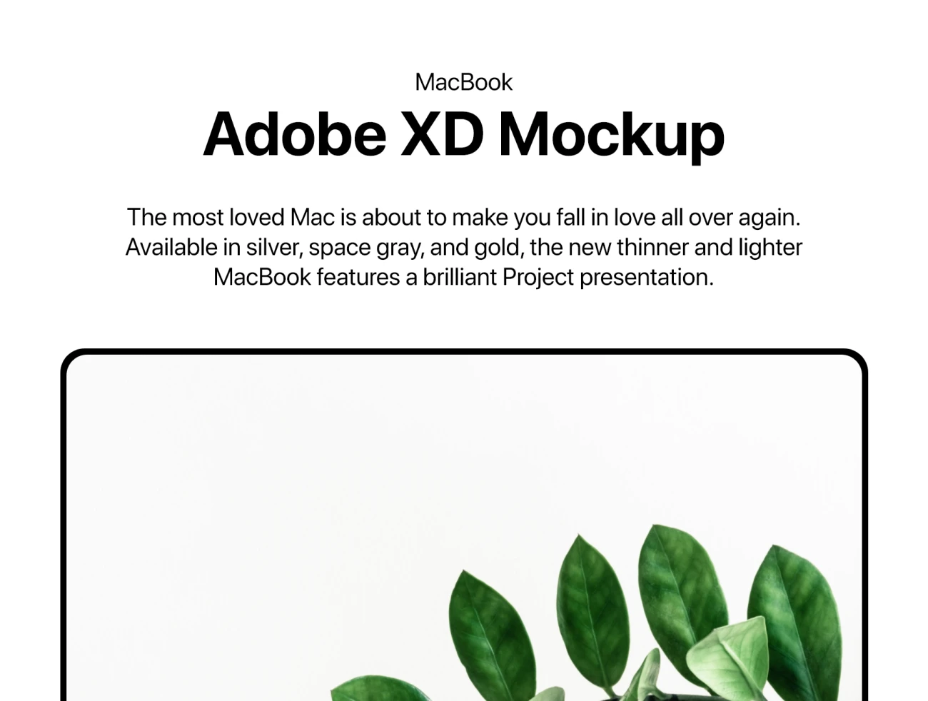 MacBook Mockup XD苹果笔记本智能样机-产品展示、优雅样机、创意展示、样机、简约样机-到位啦UI