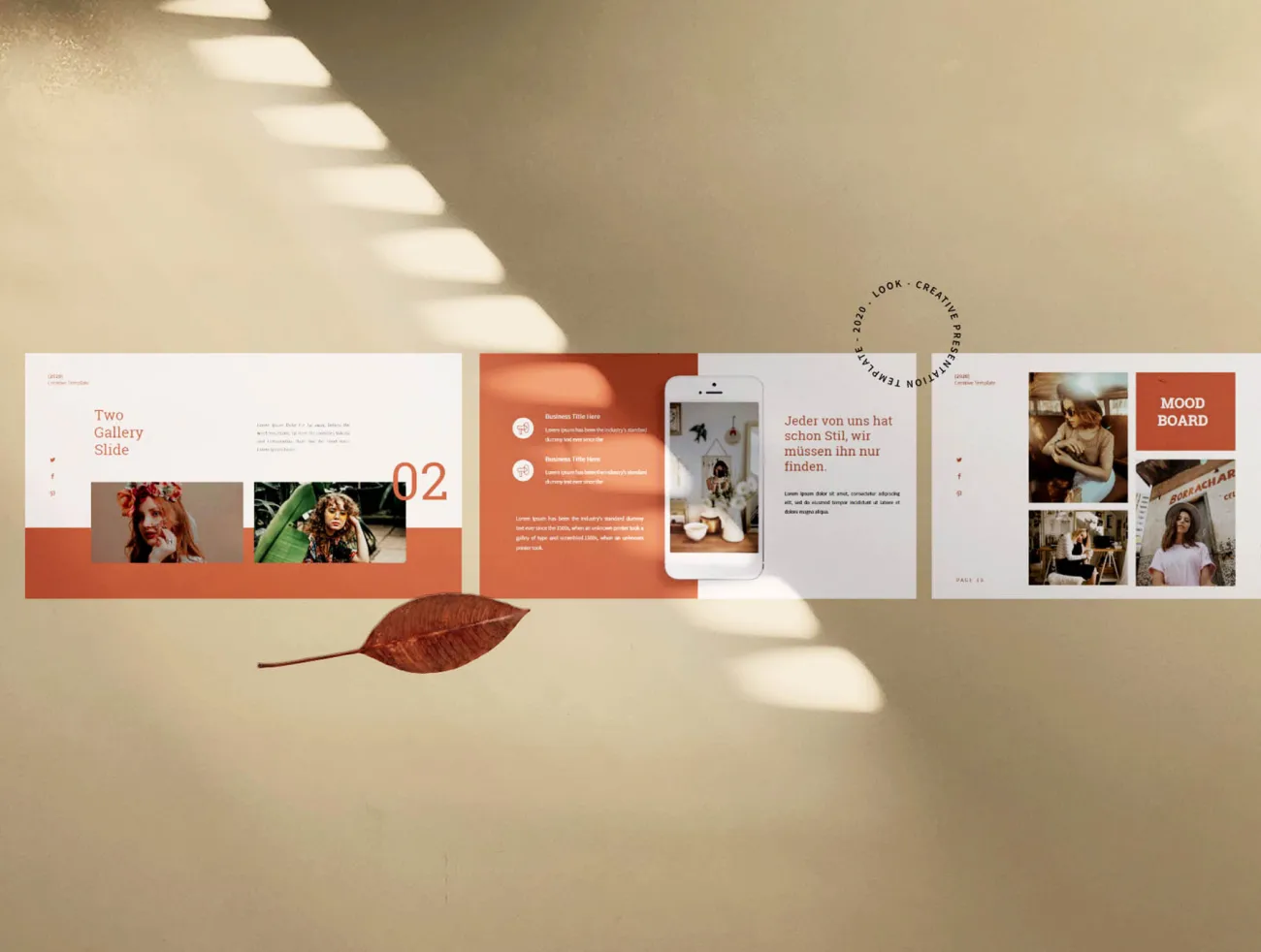 Looks Google Slides 2时尚艺术创意版式Looks Google幻灯片2-PPT素材-到位啦UI