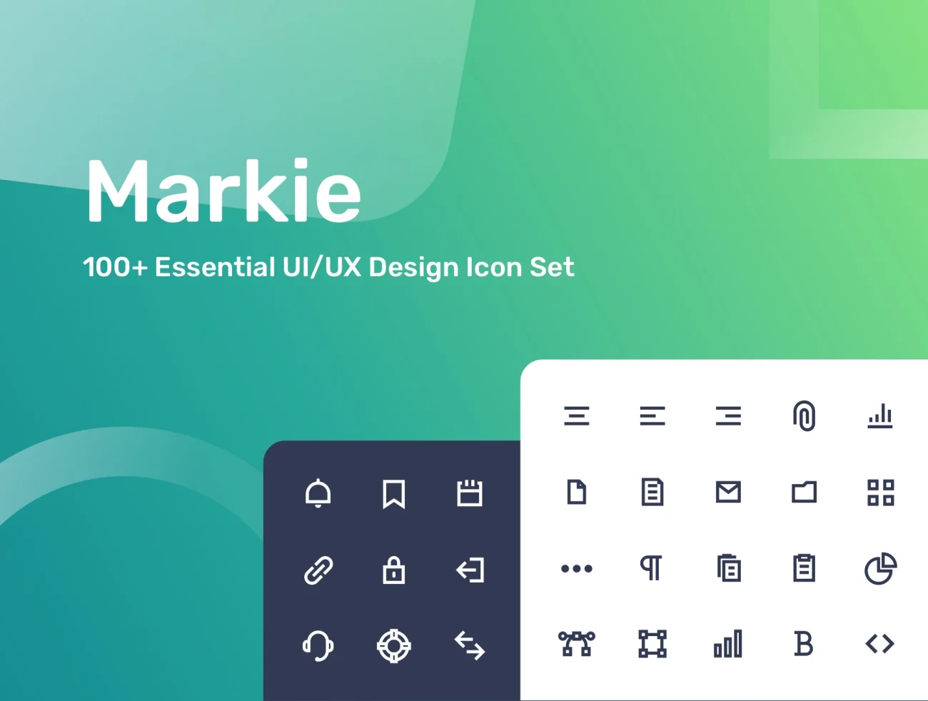 Markie Icon Set图标集-3D/图标-到位啦UI