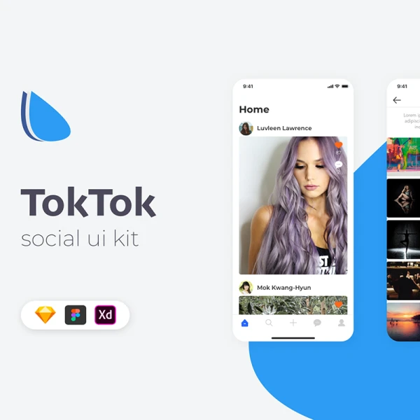 TokTok Social UI Kit 图片视频社交UI套件