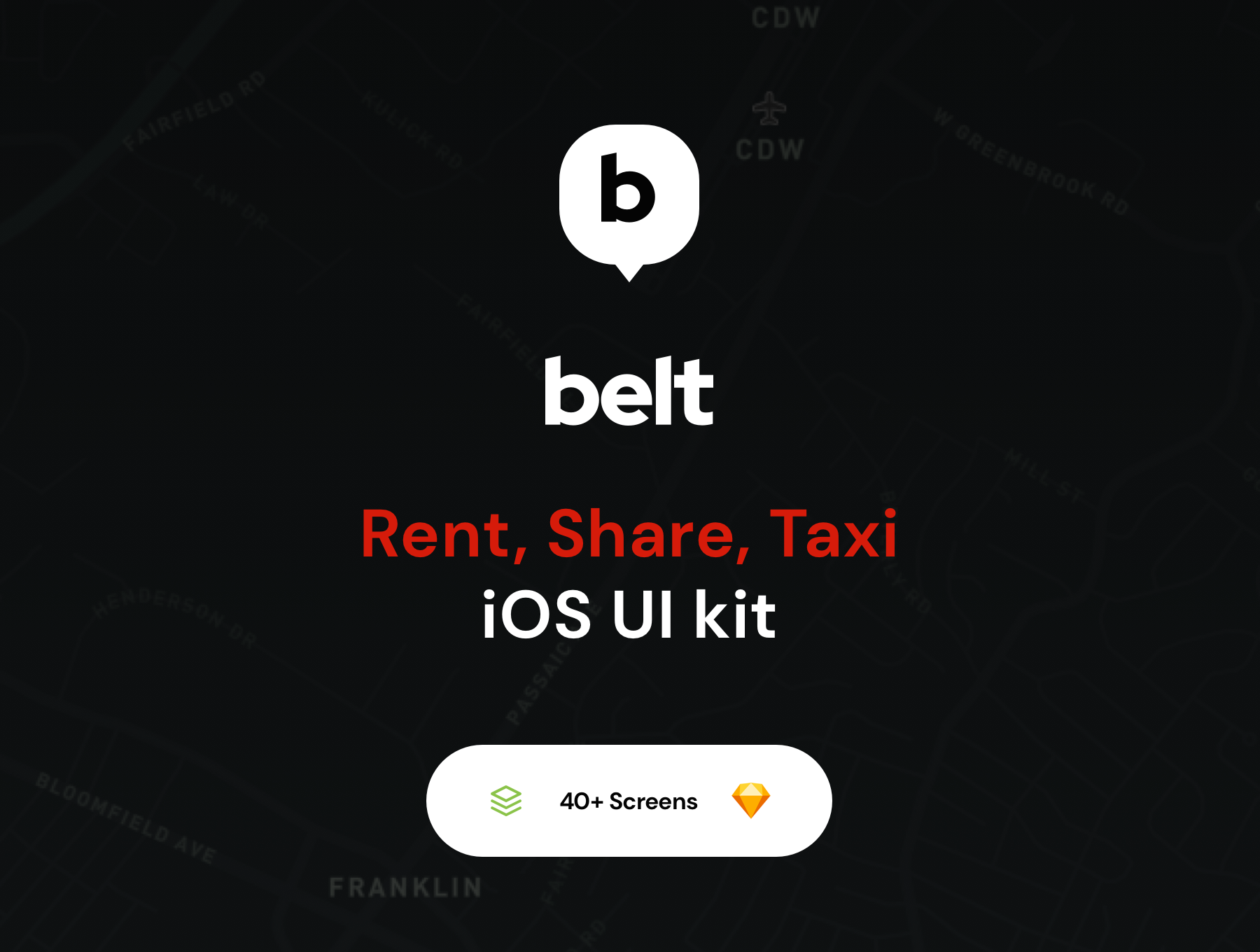 Belt App UI kit 皮带应用程序用户界面套件-UI/UX-到位啦UI
