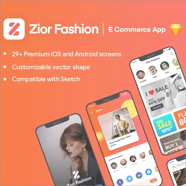 Zior iOS App UI Kit