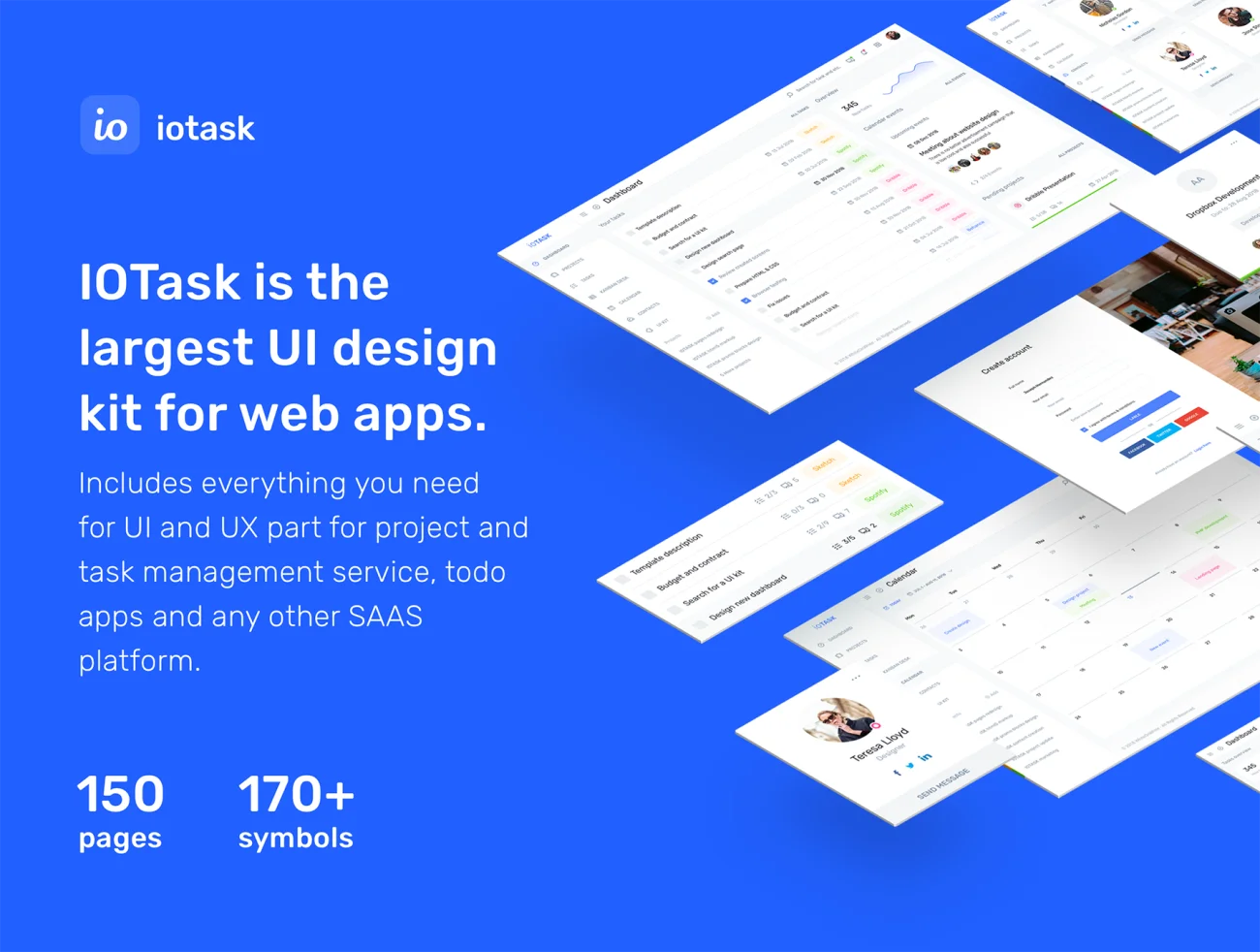IOTASK UI Kit(V3.0) SAAS 超全页面手机端app设计套件-ui套件、主页、介绍、列表、卡片式、应用、引导页、登录页、着陆页、社交、网站、网购、表单-到位啦UI