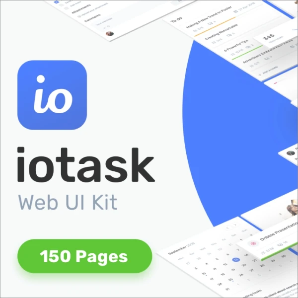 IOTASK UI Kit(V3.0) SAAS 超全页面手机端app设计套件