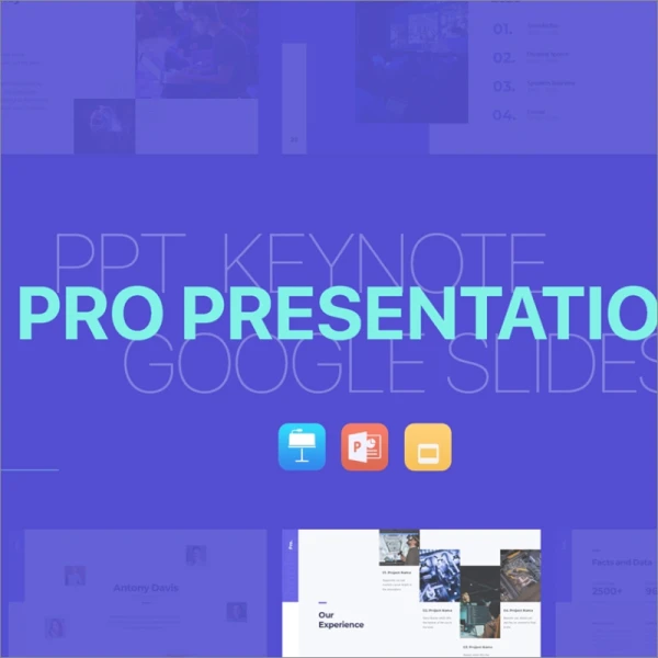 Pro Presentation - Smooth Animated Template 专业演示-平滑动画模板