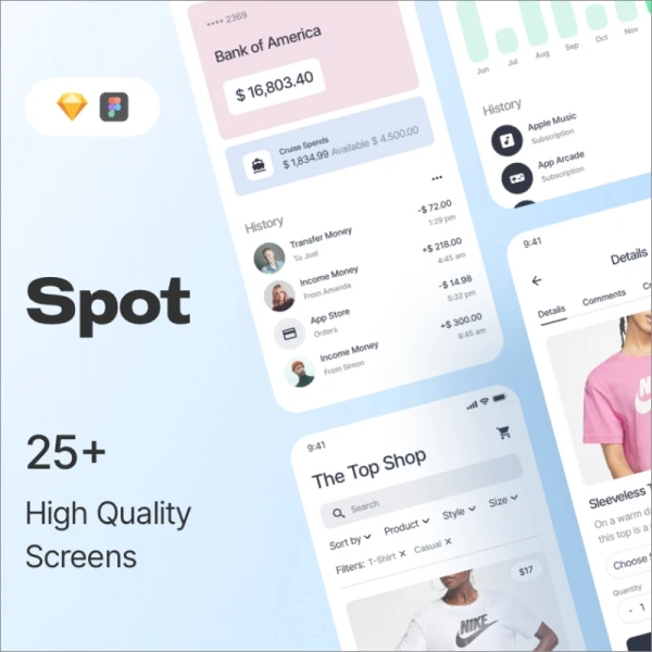 Spot iOS UI Kit Spot iOS用户界面套件