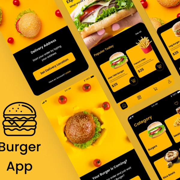 Burger App 美食应用程序