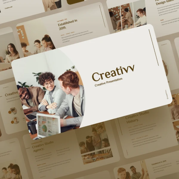 Creativv - Creative Presentation Template 创意演示模板