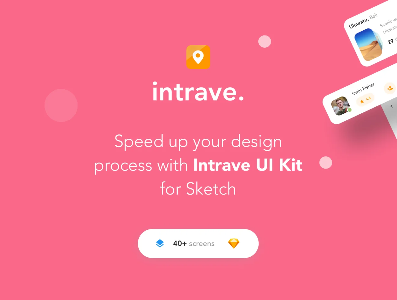 Intrave App UI Kit 旅游出行应用程序用户界面套件-UI/UX-到位啦UI