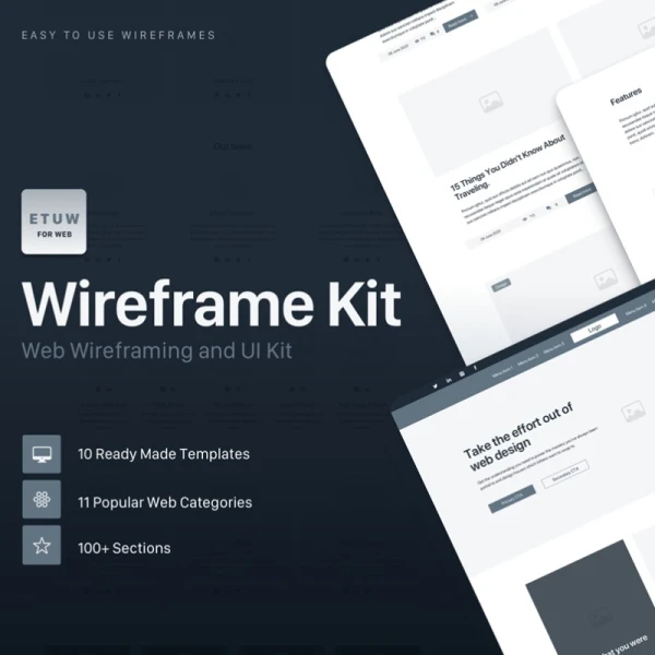 Wireframer Web Kit 线框Web套件