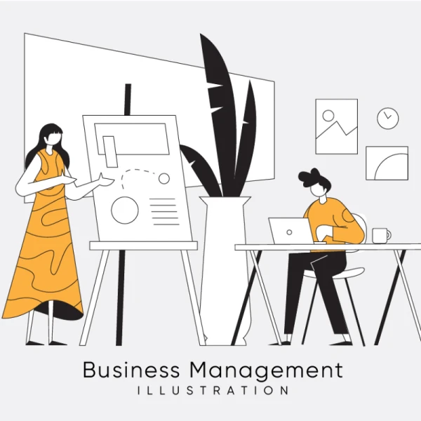 Business Management Illustration Kit 企业管理演示套件