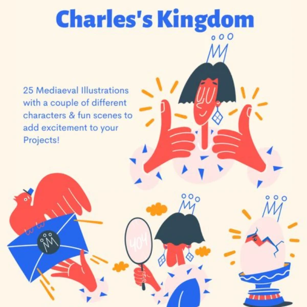 Charles Kingdom - Illustrations Pack 查尔斯王国矢量插图包
