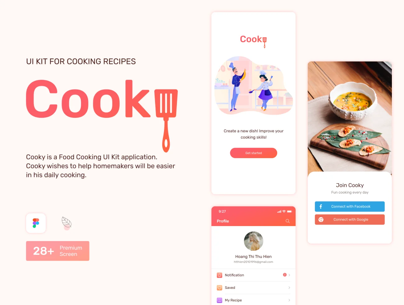 Cooky - Blog Recipe Dish 烹饪博客菜谱-UI/UX-到位啦UI