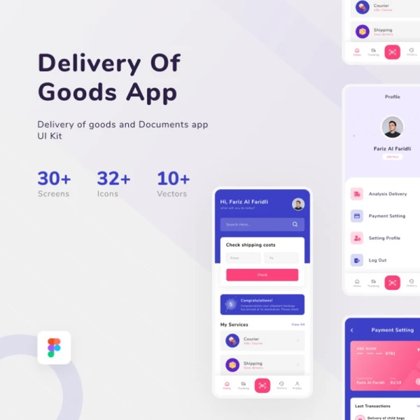 Delivery Of Goods App 物流快递发货应用程序