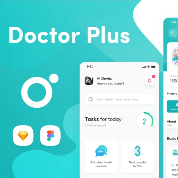 Doctor Plus For Patient iOS UI Kit 医生诊疗平台用户界面套件