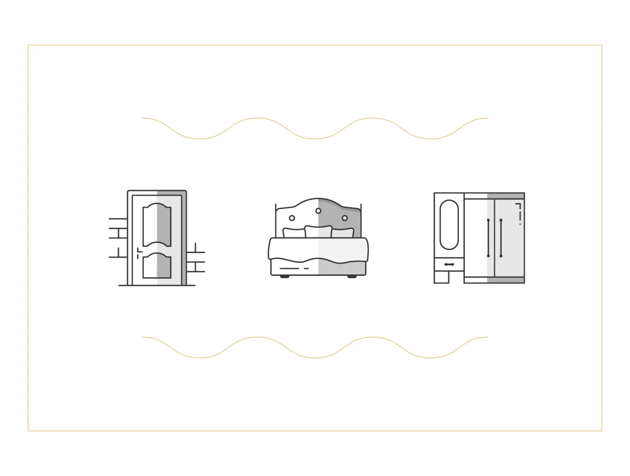 Home Appliance Furniture Icon 家电家具图标-3D/图标、UI/UX-到位啦UI
