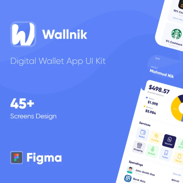 Wallnik - Digital Wallet App 数字钱包应用程序