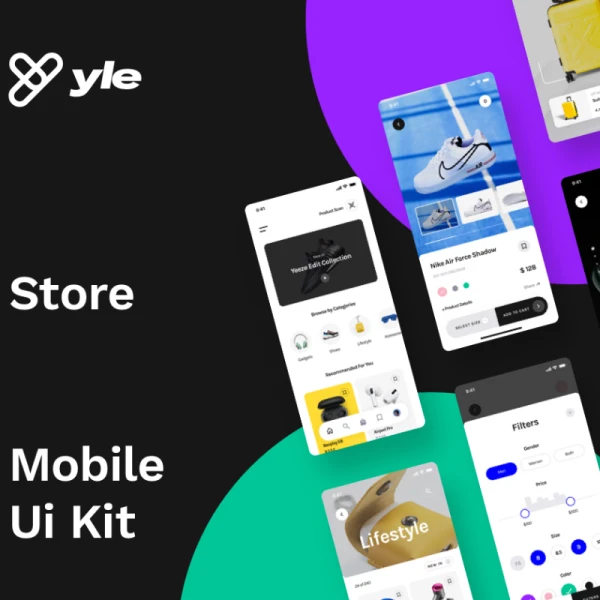 Yle Store Figma UI Kit 网购电商家居百货商店UI套件