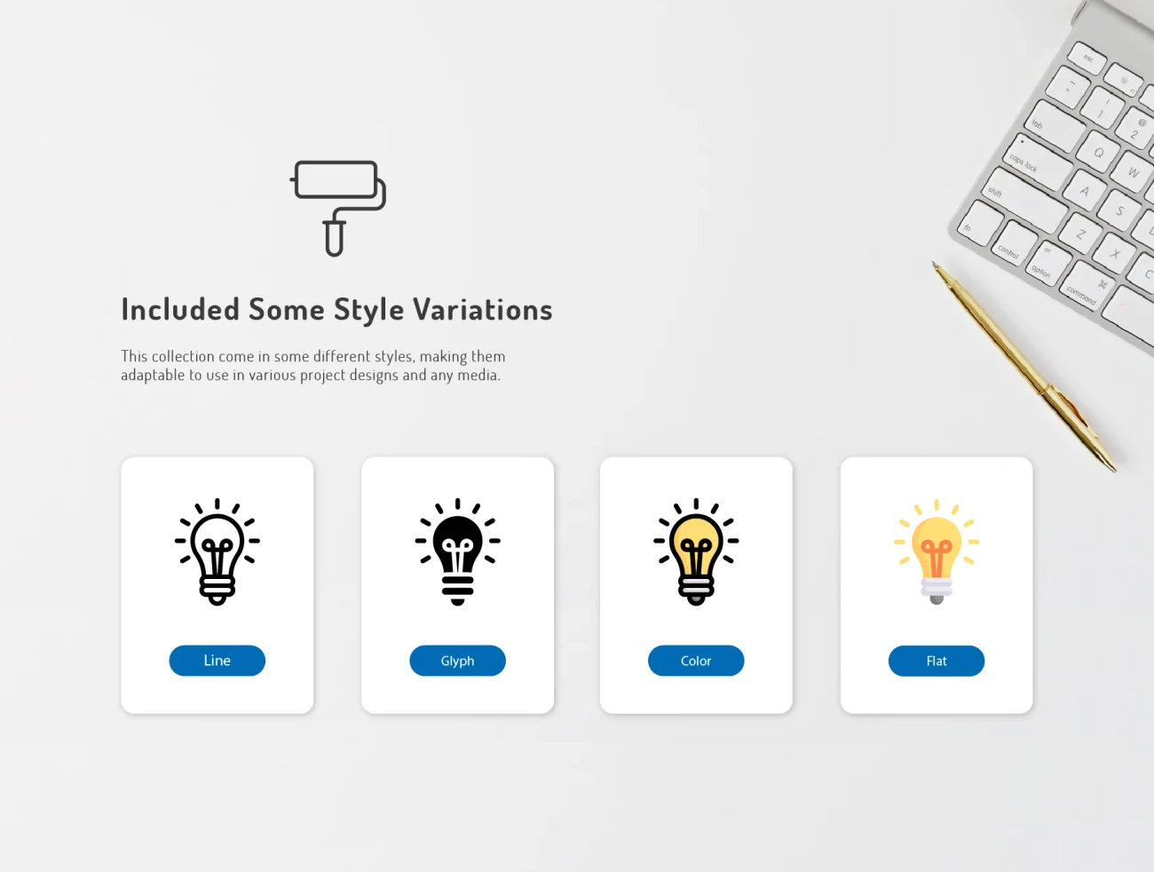 Design Thinking Icons 200款设计相关图标合集-3D/图标-到位啦UI