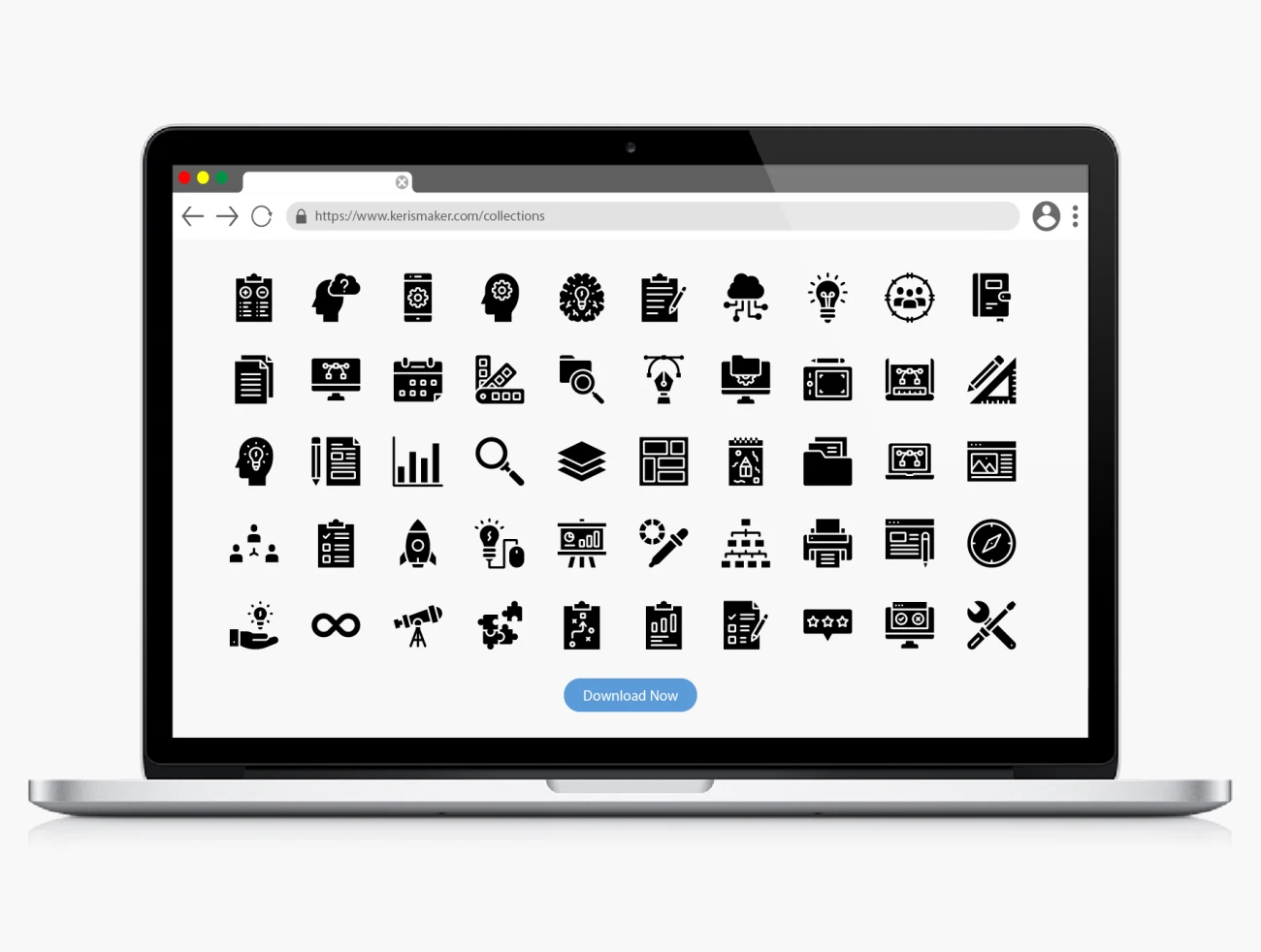 Design Thinking Icons 200款设计相关图标合集-3D/图标-到位啦UI