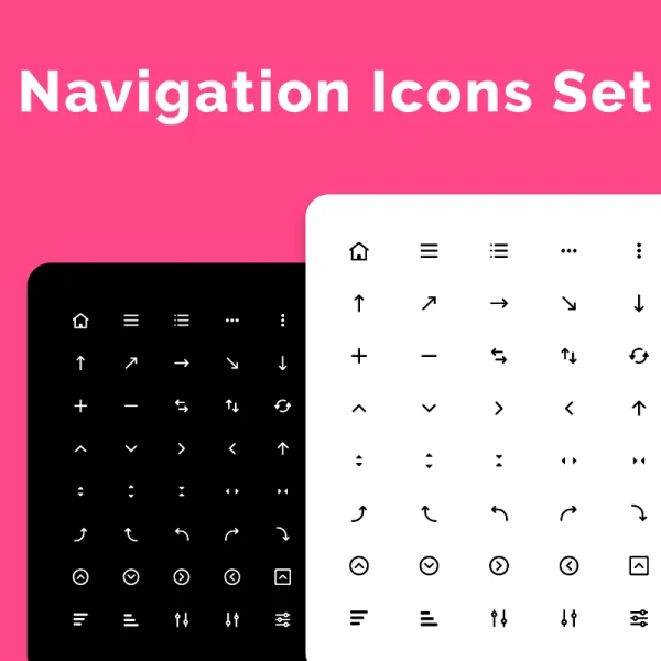 Navigation Icons Set 导航类图标合集