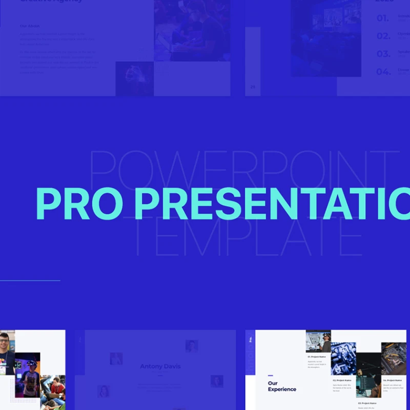 Pro Presentation - Animated Powerpoint Template 专业演示-动画Powerpoint模板缩略图到位啦UI