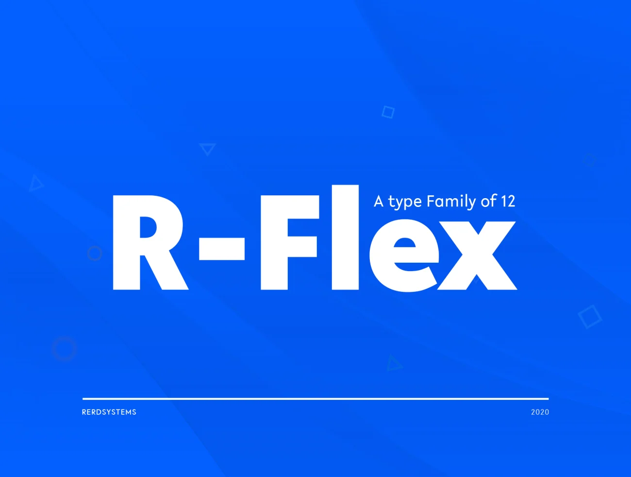 R-Flex 粗旷英朗应为字体集-字体-到位啦UI