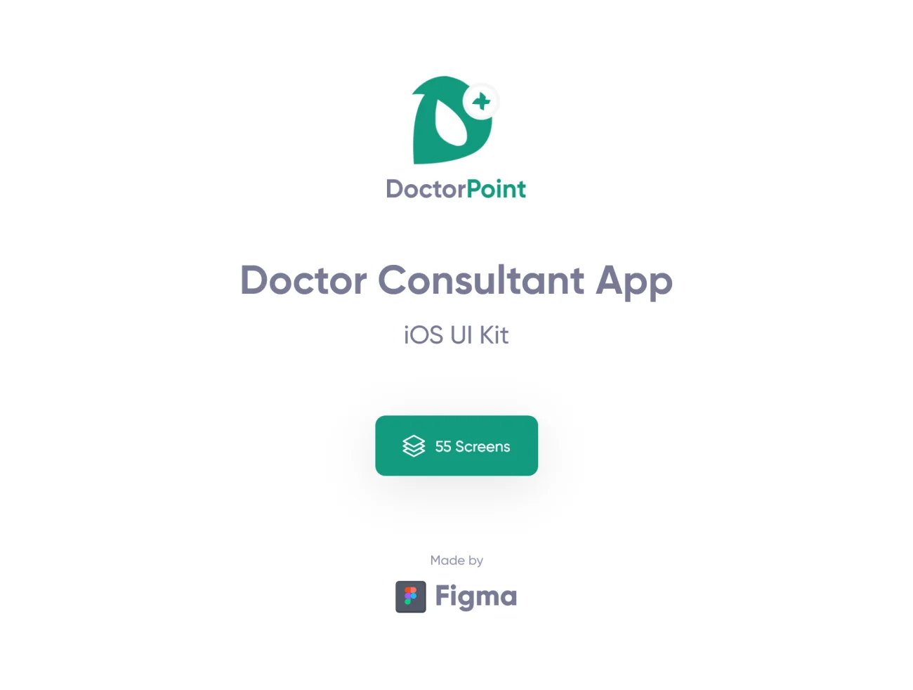 DoctorPoint Doctor Consultant Mobile App医生顾问移动应用程序-专题页面-到位啦UI