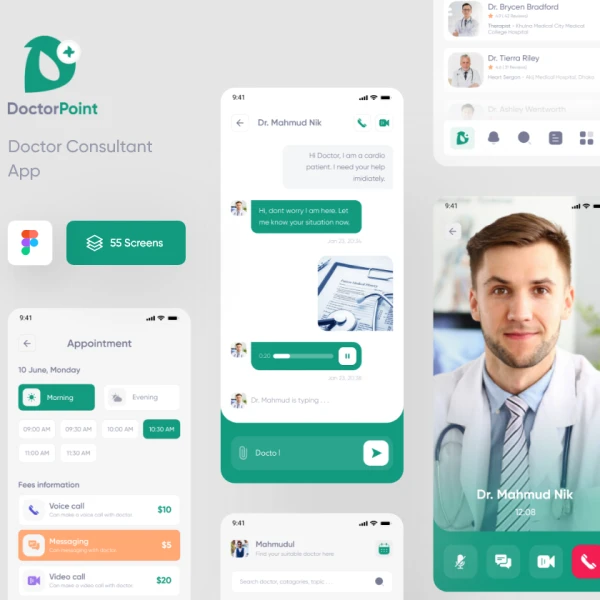 DoctorPoint Doctor Consultant Mobile App医生顾问移动应用程序
