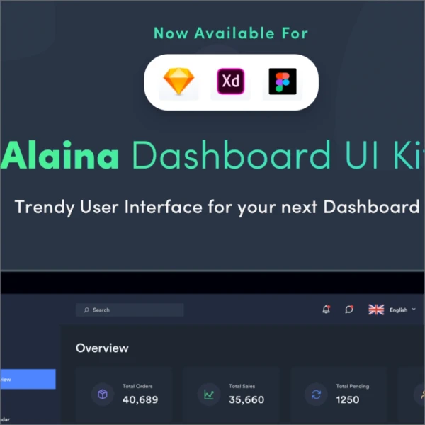 Alaina Dashboard UI Kit — new Alaina 仪表板UI套件-新