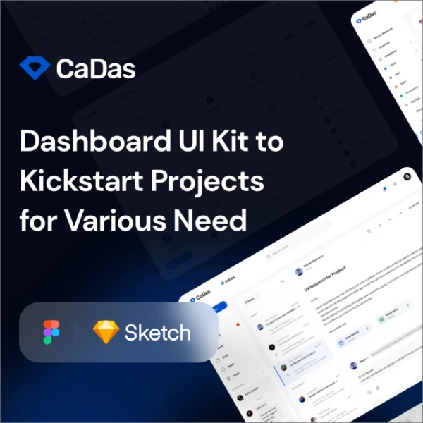 CaDas Dashboard UI Kit 项目仪表板UI套件