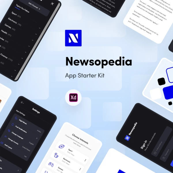 Newsopedia App Starter Kit Newsopedia应用程序初学者工具包