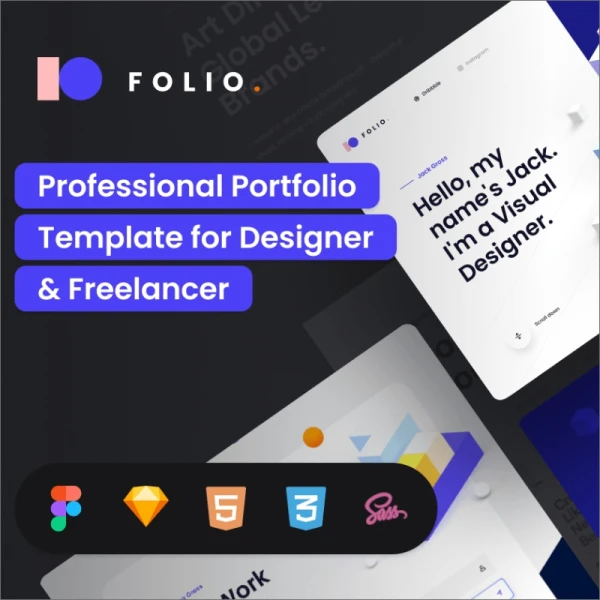 Folio Designer Portfolio Kit 设计师作品展示组合套件
