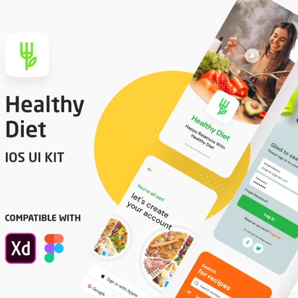 healthy-diet-ui-kit 健康饮食ui